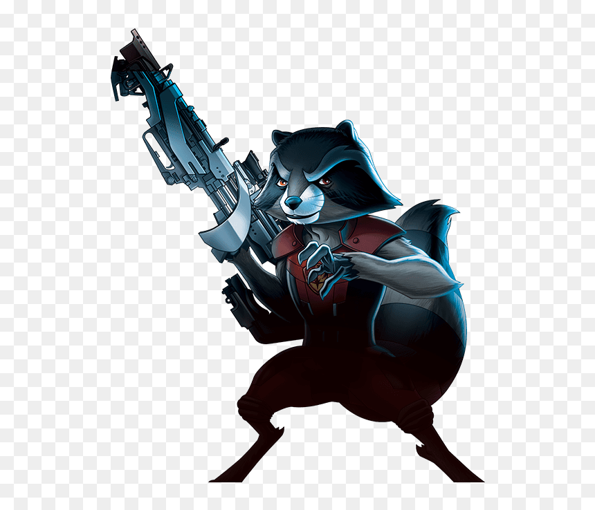 Guardians Of The Galaxy Rocket Animated, HD Png Download - raccoon png