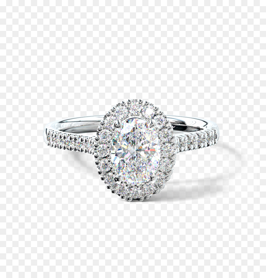 Vintage Stone Engagement Rings, HD Png Download - angel halo png