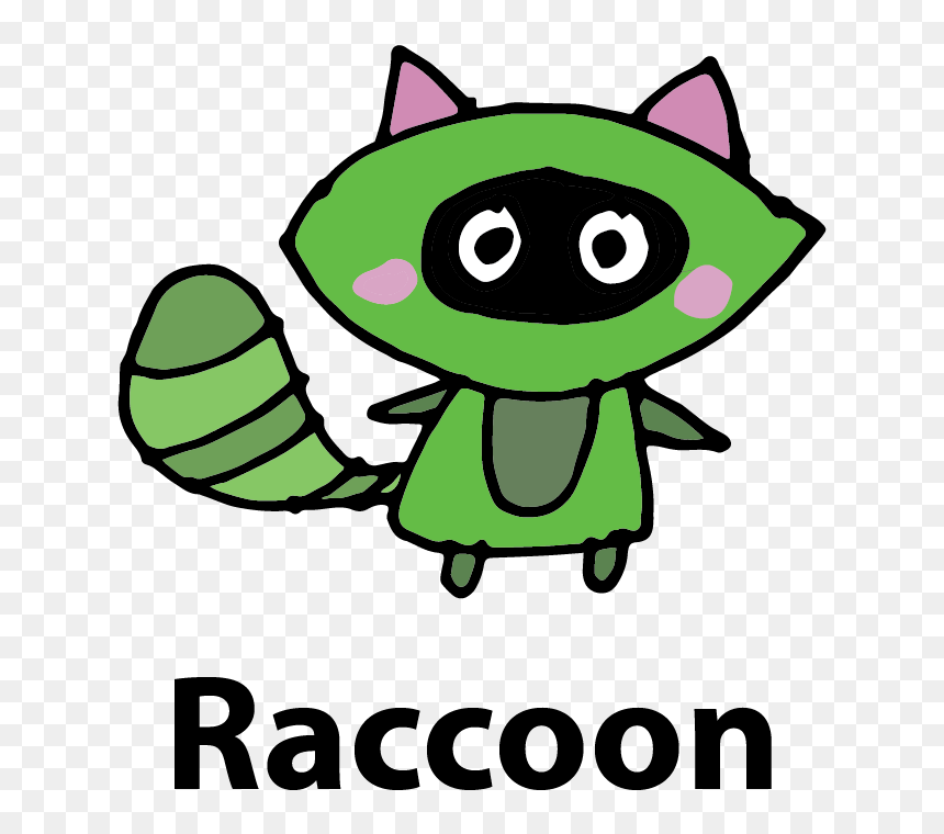 Cartoon, HD Png Download - raccoon png