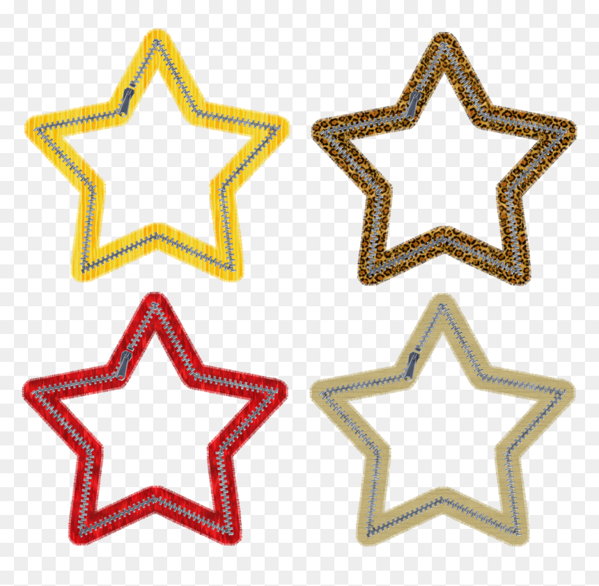 Pink Sparkly Star, HD Png Download - gold stars png
