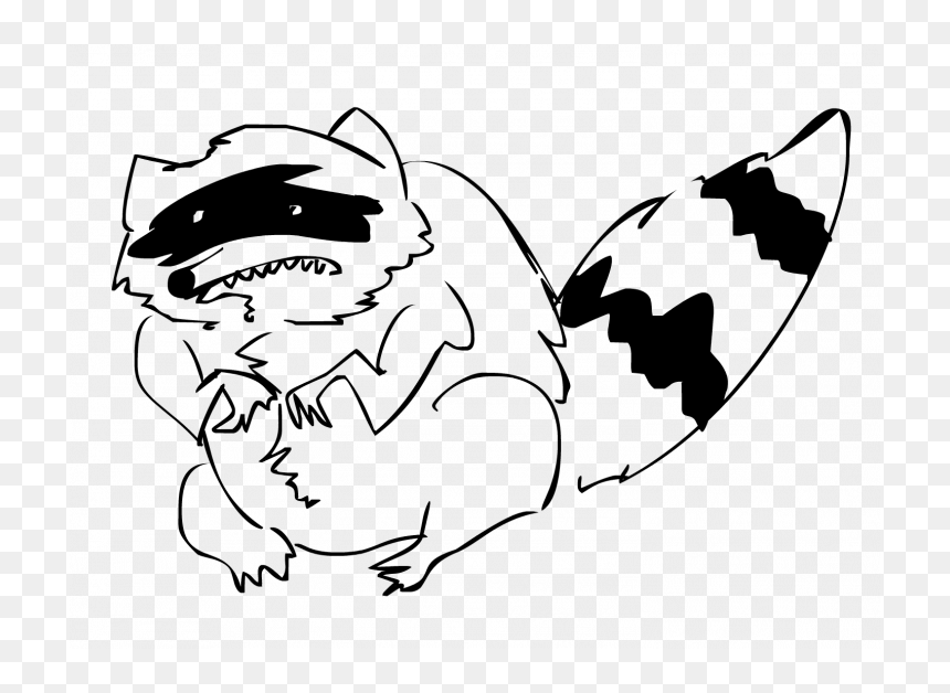Illustration, HD Png Download - raccoon png