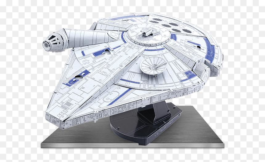 Fascinations Metal Earth Millennium Falcon, HD Png Download - millennium falcon png