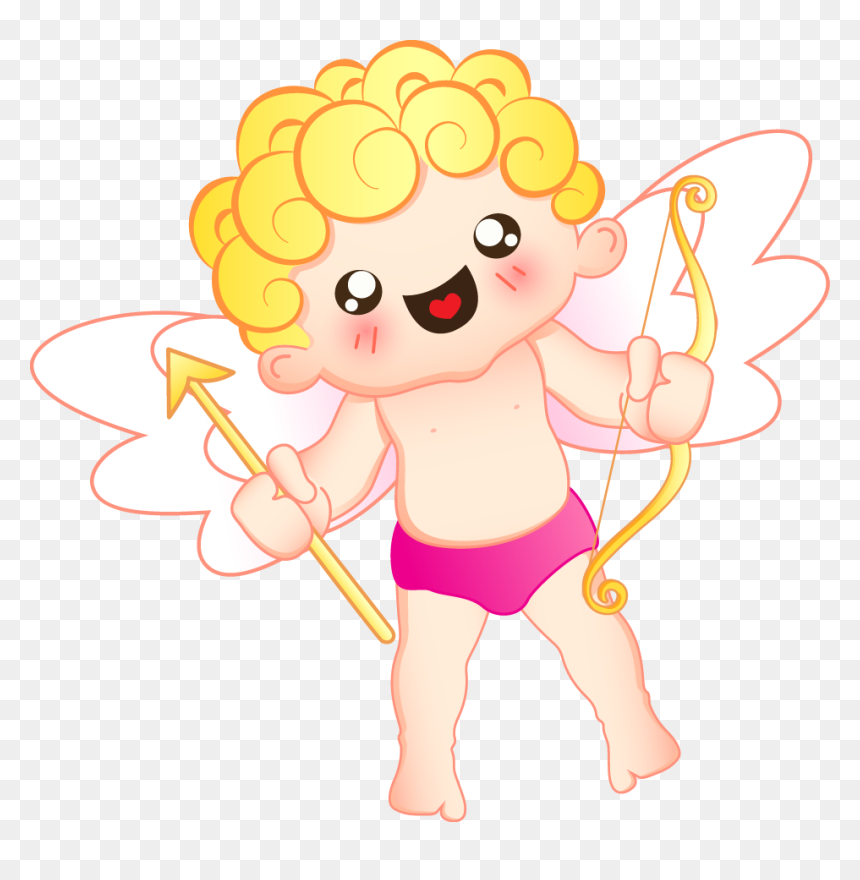 Cute Cupid Png, Transparent Png - cupid png