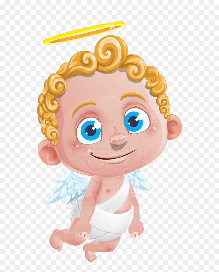 Cartoon Character Cute Cartoon Girl Dress, HD Png Download - cupid png