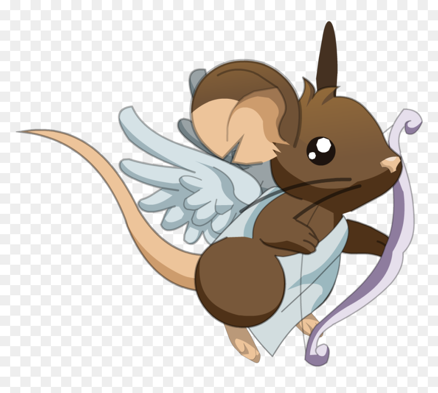 Transformice Mouse Png, Transparent Png - cupid png