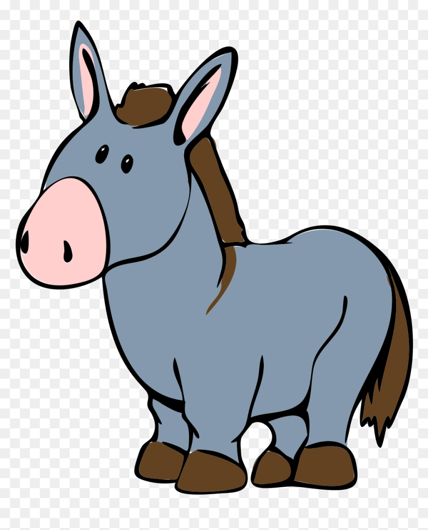 Donkey Cartoon, HD Png Download - donkey png