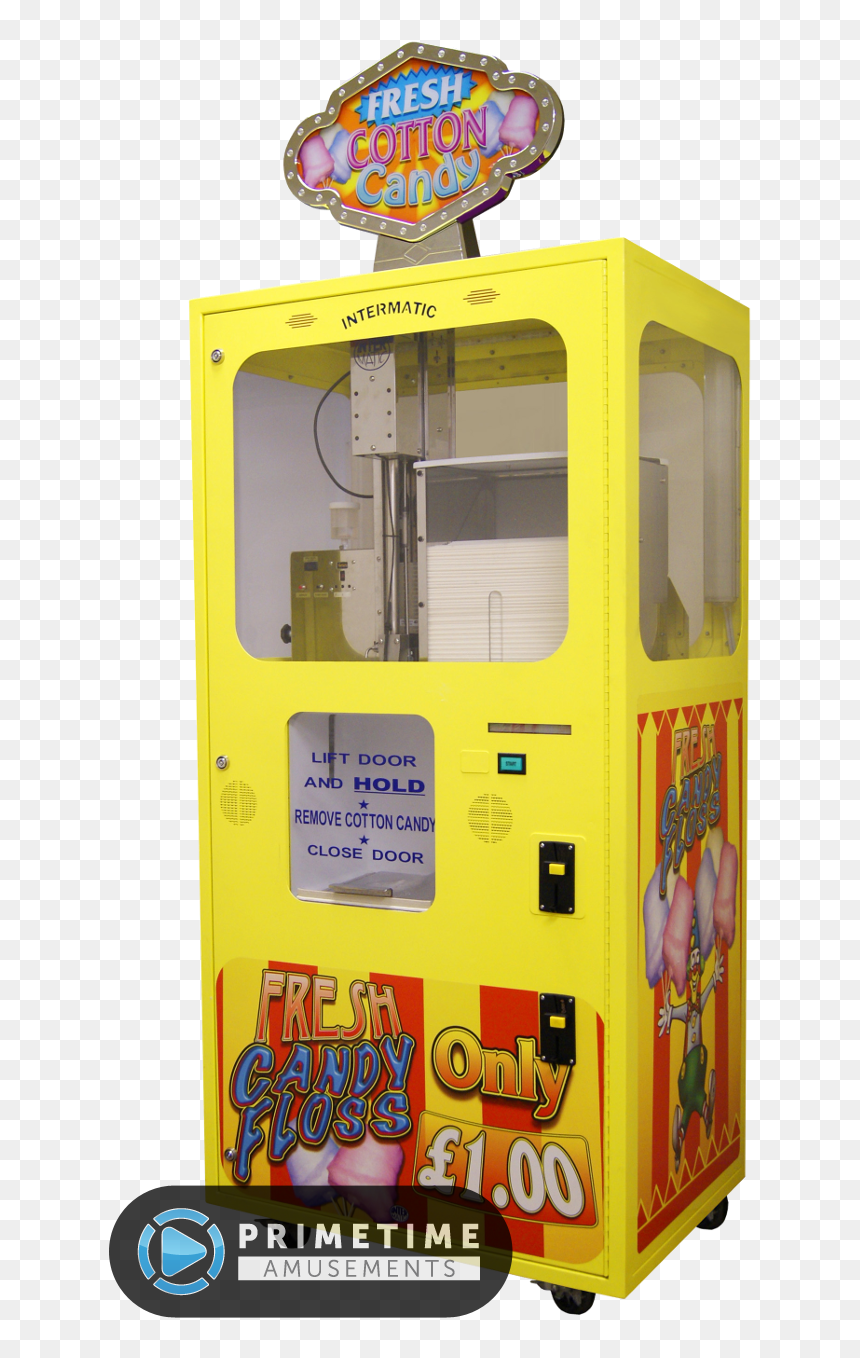 Cotton Candy Floss Vending Machine For Sale, HD Png Download - cotton candy png