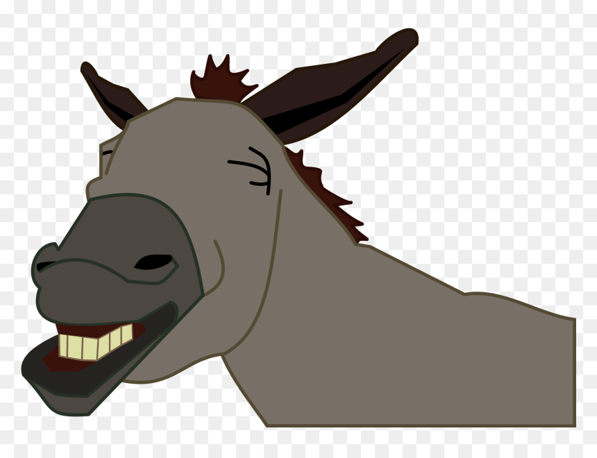 Donkey Head Clipart, HD Png Download - donkey png