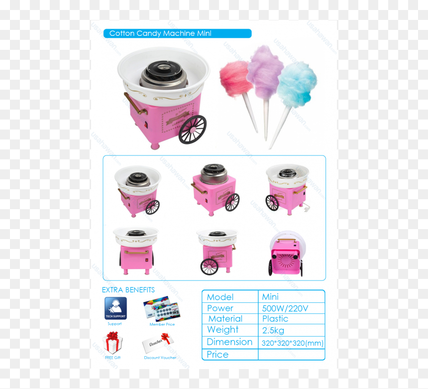 Cotton Candy, HD Png Download - cotton candy png