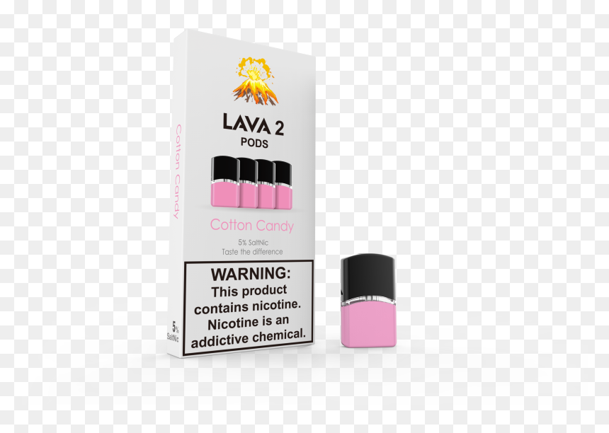 Lava 2 Vape Pods, HD Png Download - cotton candy png