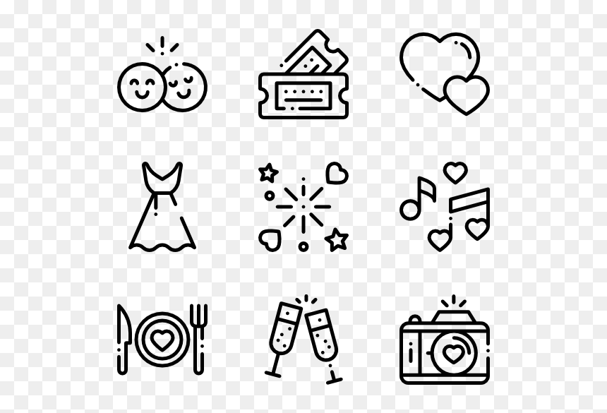 Makeup Icon Transparent Background, HD Png Download - couple png