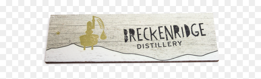 Breckenridge Distillery, HD Png Download - wood sign png