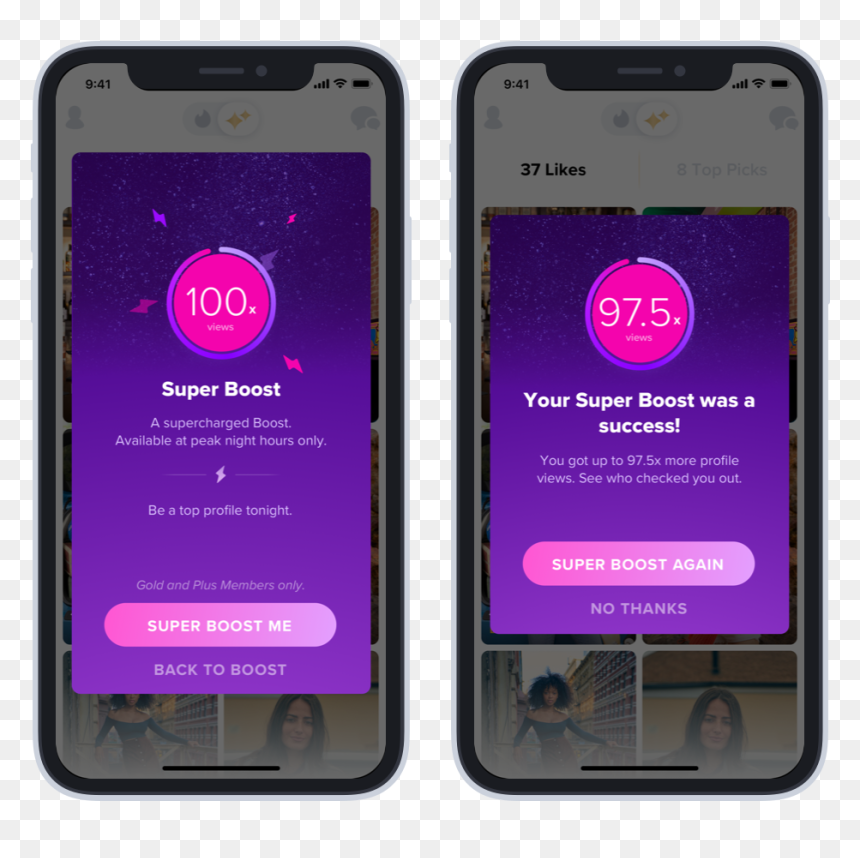 Tinder Superboost, HD Png Download - pink subscribe png