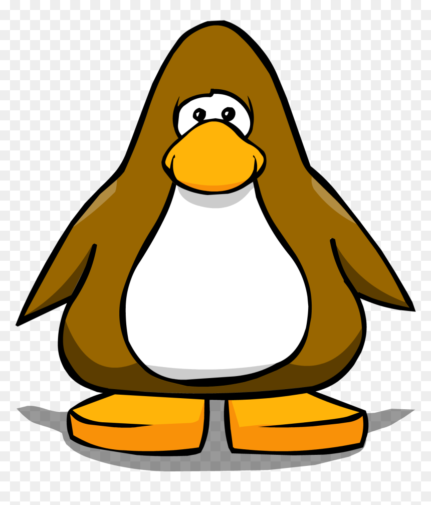 Fort Clipart Club Penguin - Club Penguin Brown Penguin, HD Png Download - noot noot png