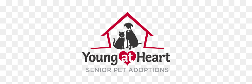 Young At Heart Pet Rescue Logo - Young At Heart Pet Rescue, HD Png Download - twitter heart png