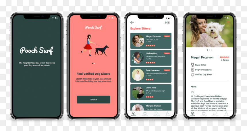 Iphonex Poochsurfmockup - Iphone, HD Png Download - img_4288 png