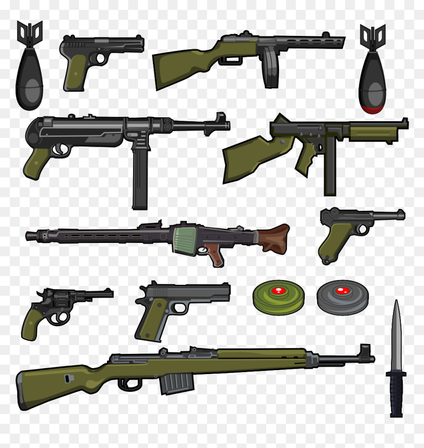 Preview - Ranged Weapon, HD Png Download - mp40 png