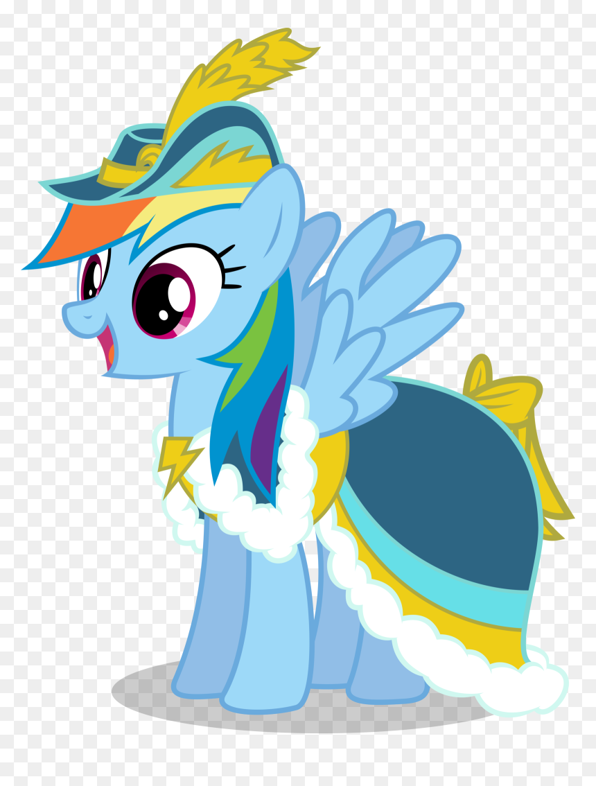 Mlp Rainbow Dash Dress, HD Png Download - my little pony rainbow dash png