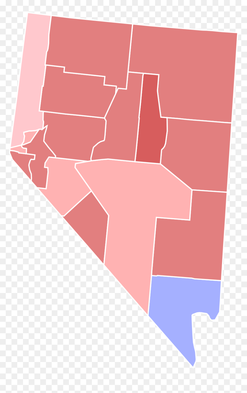 Nevada Senate Election Results, HD Png Download - nevada outline png