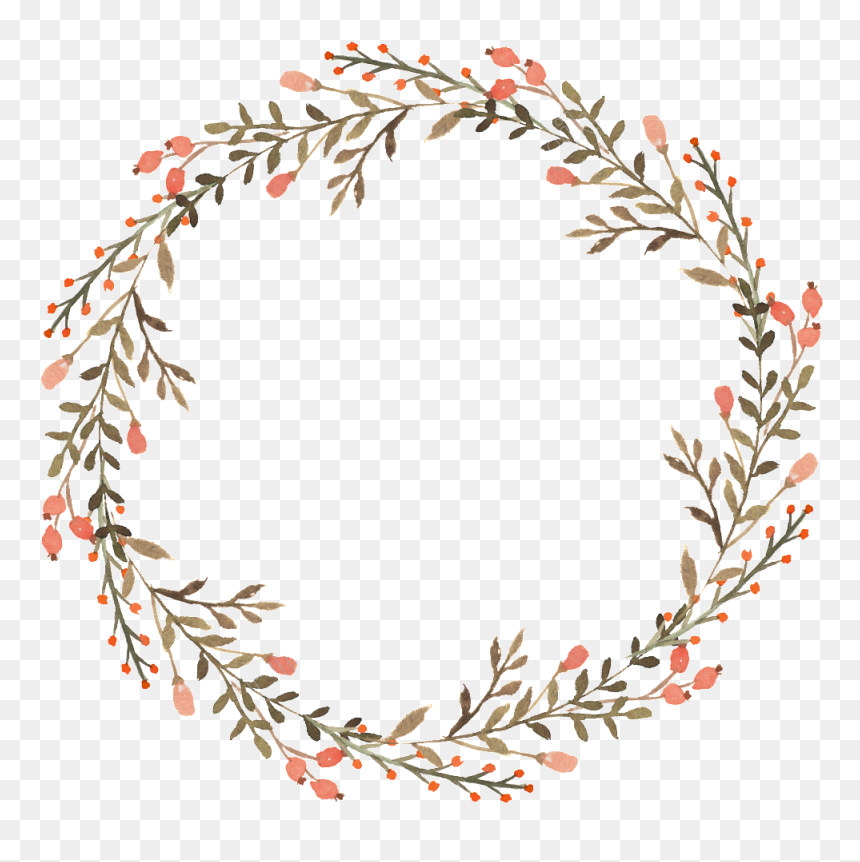 Wreath Portable Network Graphics Flower Floral Design - Watercolor Wreath Vector Png, Transparent Png - stock photo watermark png