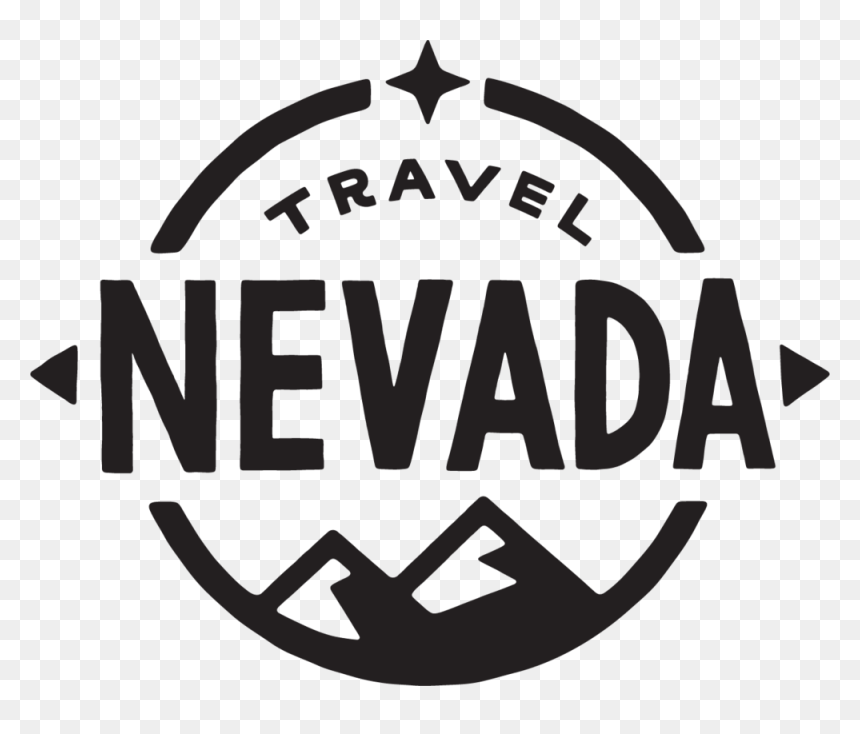 Travelnevada Mtns Main Logo-black, HD Png Download - nevada outline png