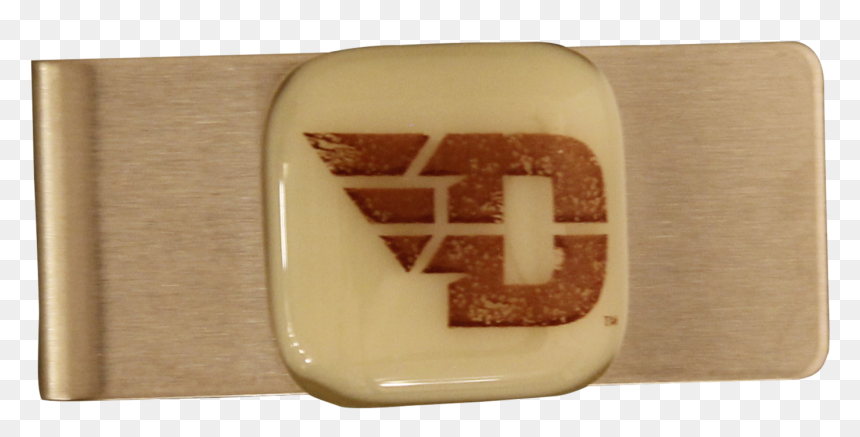 University Of Dayton Glass Emblem Money Clip"
 Class= - Dayton Flyers, HD Png Download - university of dayton logo png
