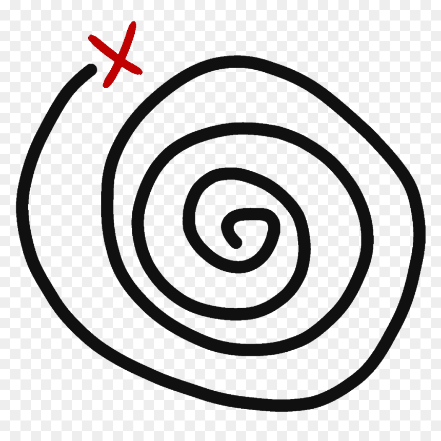 Spiral,line Art,coloring Book,symbol,black And White,circle - Life Is Strange Before The Storm Symbols, HD Png Download - consequences png