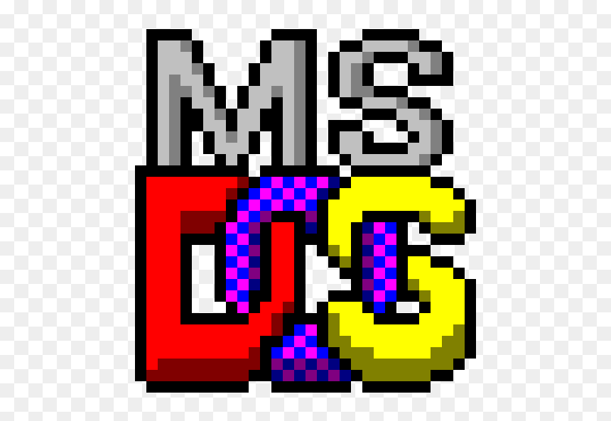 File - Msdos-icon - Ms Dos Icon, HD Png Download - 31 png
