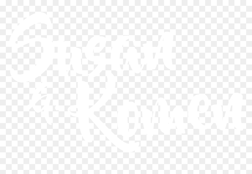 Susan G Koman - Calligraphy, HD Png Download - susan g komen logo png