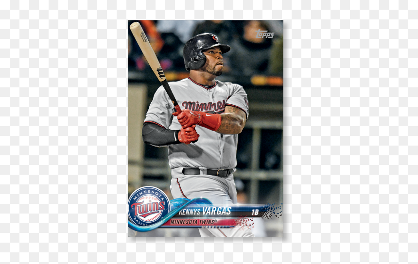 2018 Topps Baseball Series 2 Kennys Vargas Base Poster, HD Png Download - kennys png