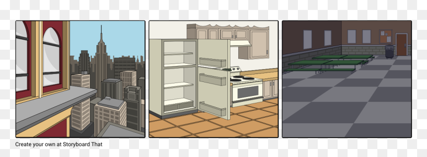 Storyboard Buildings, HD Png Download - escuela png