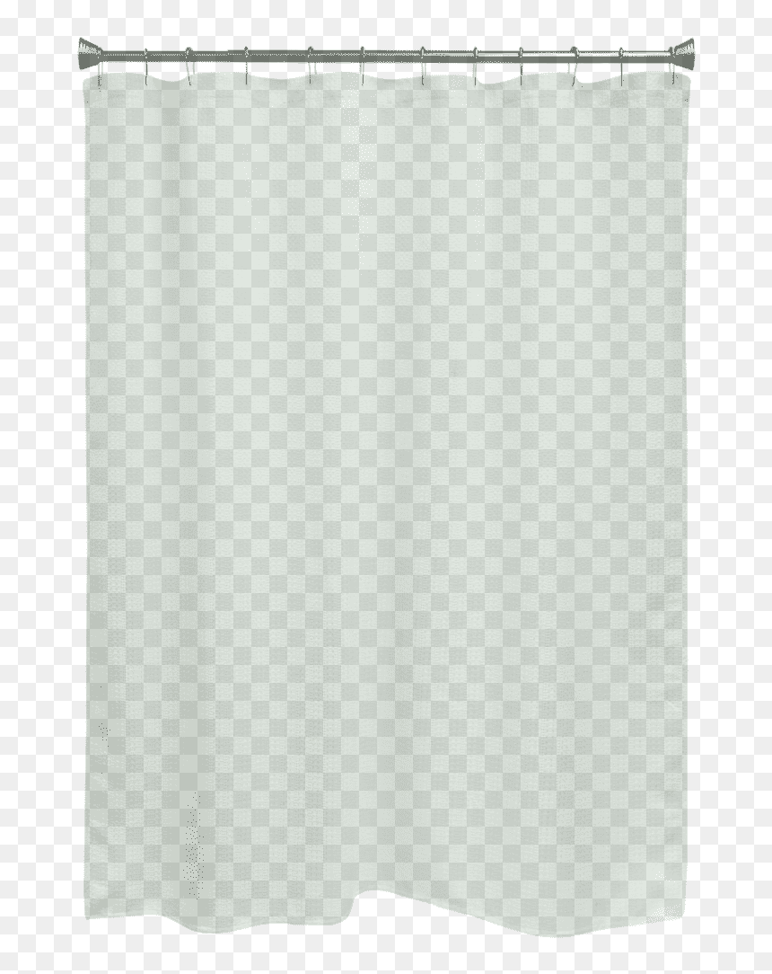 Semi Transparent Shower Curtain - Window Blind, HD Png Download - window curtain png