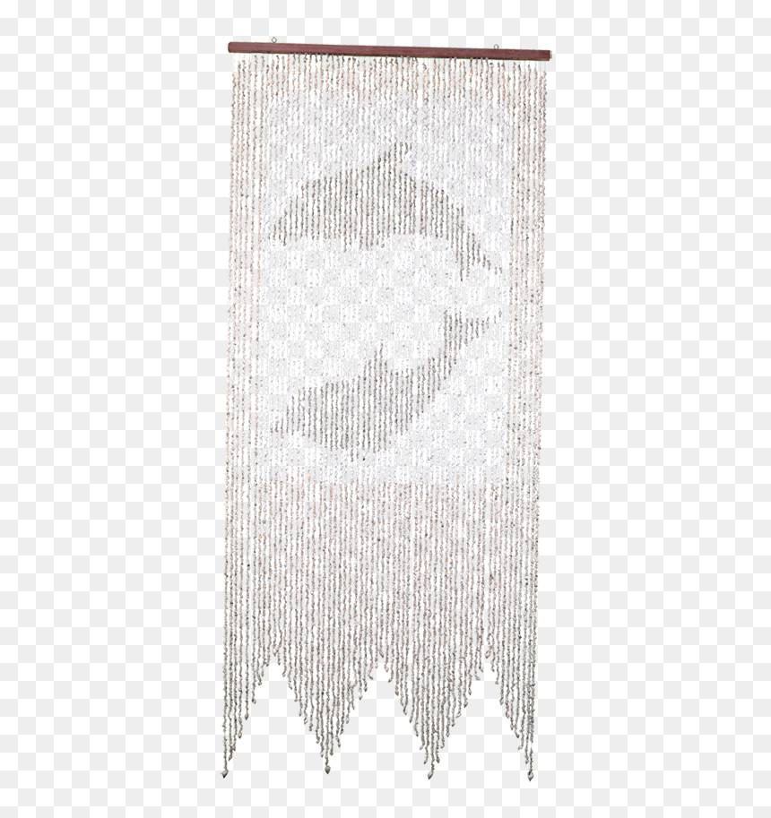 Shell Window Curtain With Dolphin Design - Scarf, HD Png Download - window curtain png