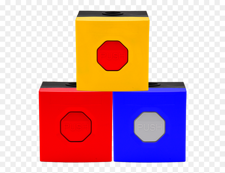 Sti Push Button Enclosure, HD Png Download - red buttons png
