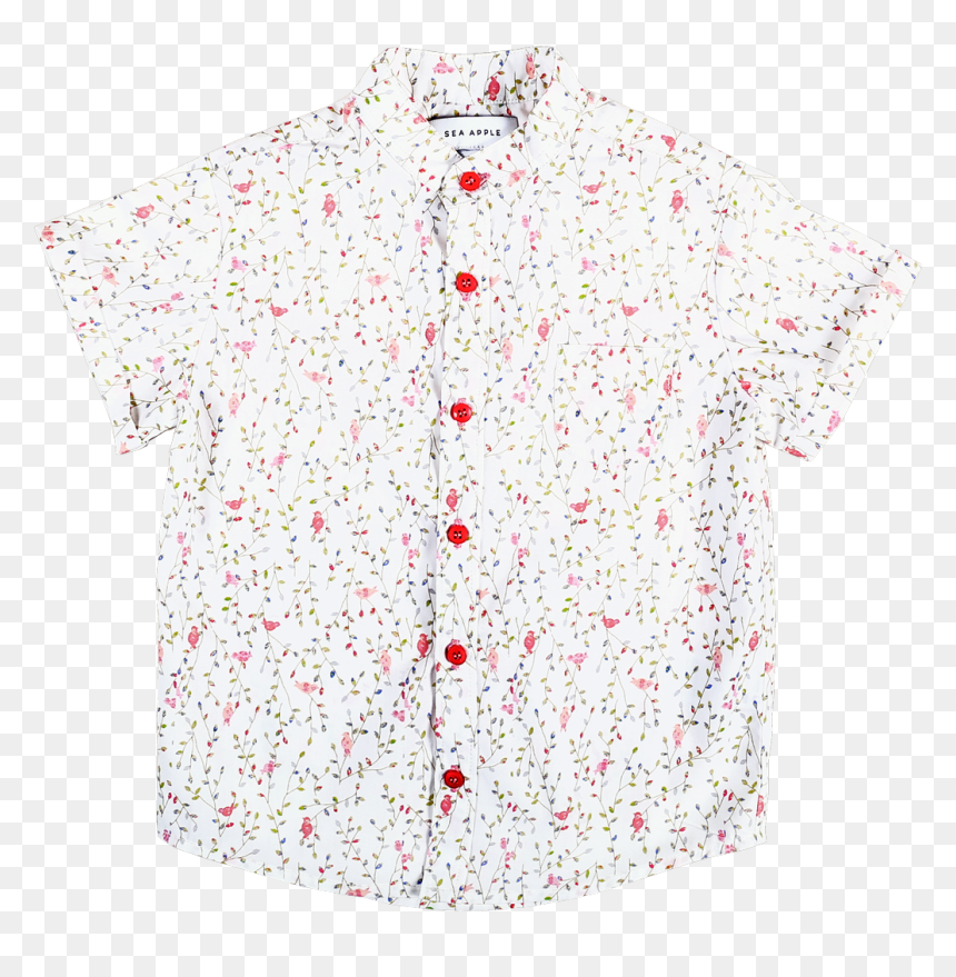 Blouse, HD Png Download - red buttons png
