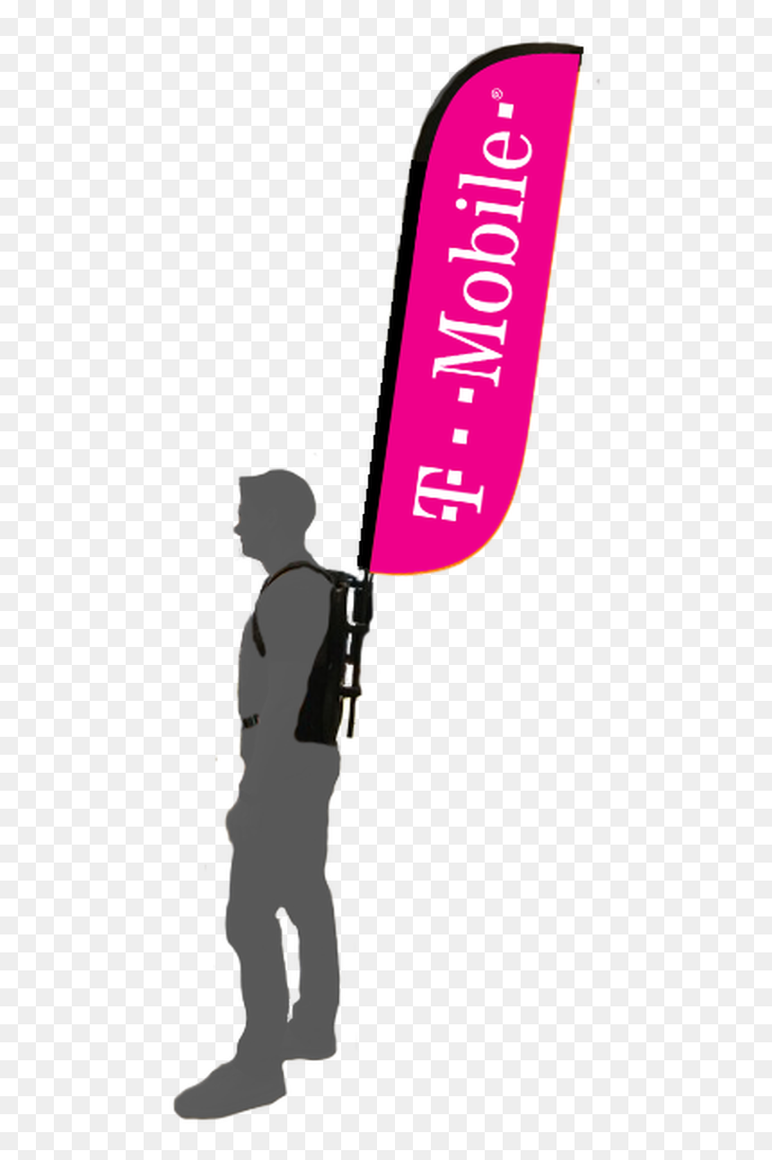 Backpack Flag Kit - T Mobile, HD Png Download - t-mobile png
