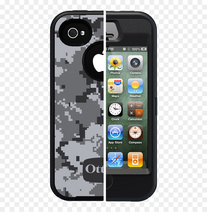 Iphone 4 Case Black, HD Png Download - digital camo png