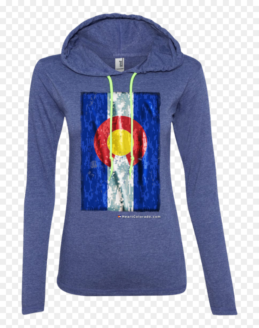 Digital Camo Colorado Flag Ladies - T-shirt, HD Png Download - digital camo png