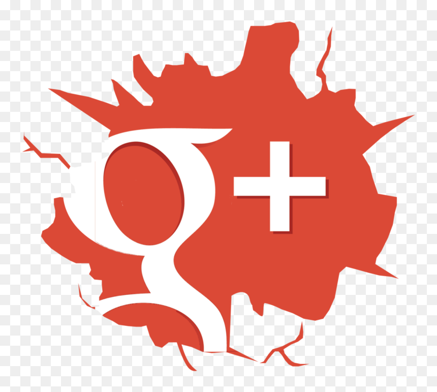Cracked Social Media Icons, HD Png Download - red facebook png