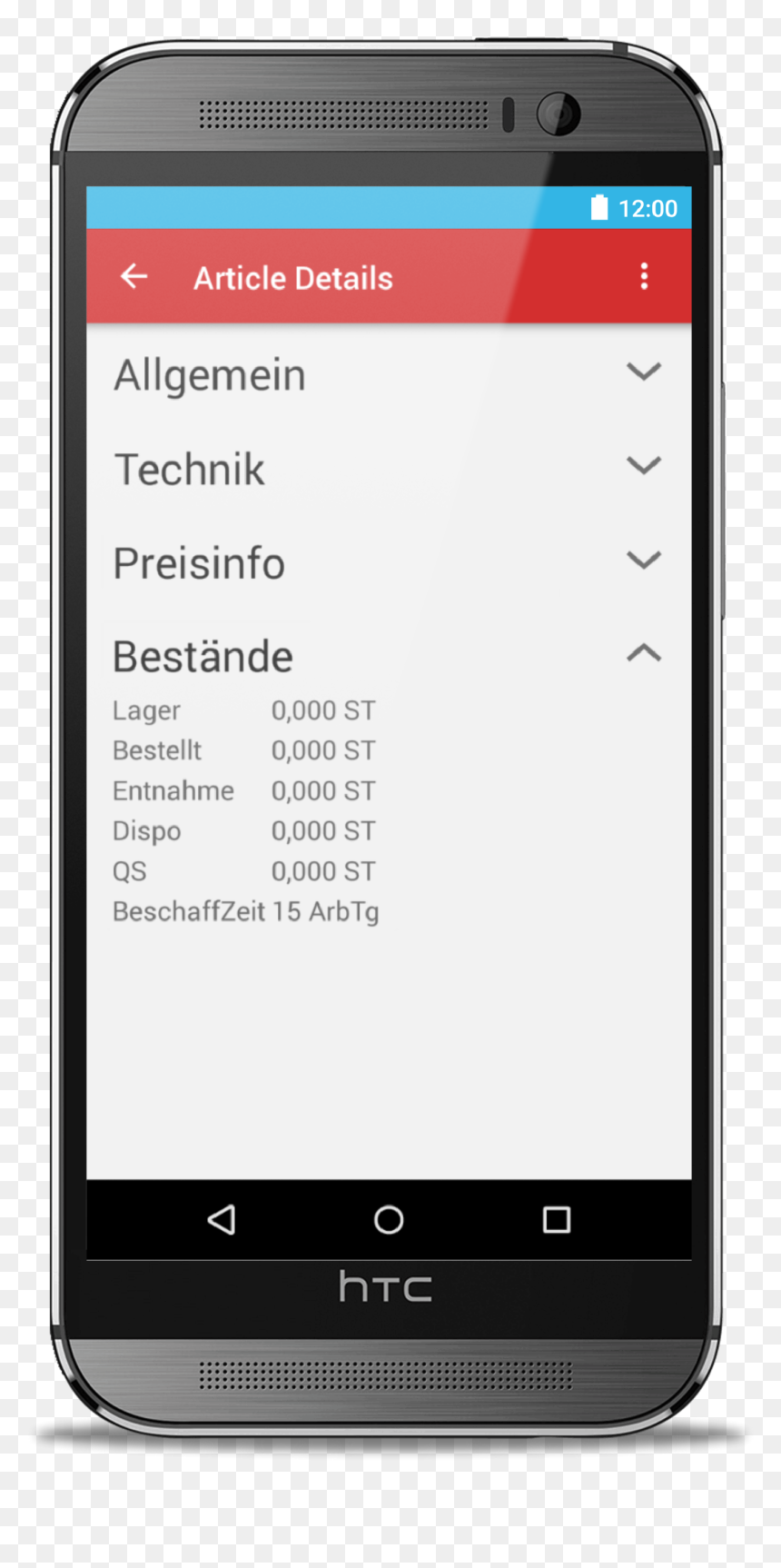 Material Design Erp Mockup Westaflex - Gmail Quick Reply, HD Png Download - htc png