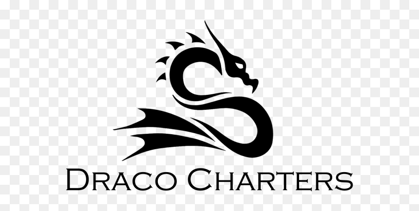 Draco Charters Logo - Graphic Design, HD Png Download - charter logo png