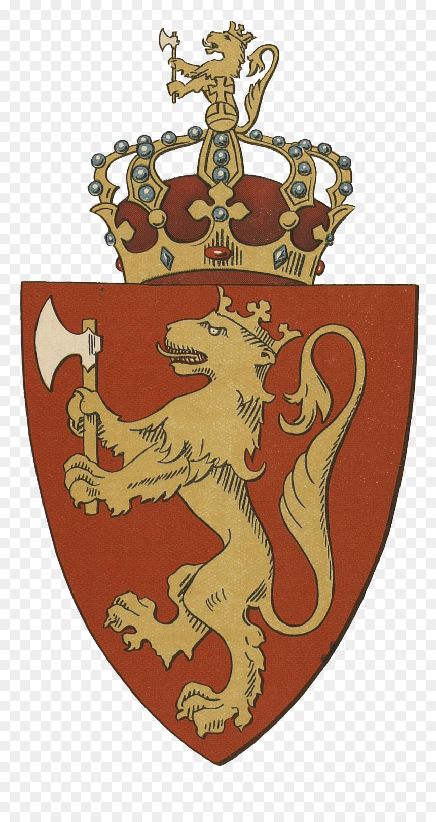 Coat Of Arms Of Norway - Emblem, HD Png Download - norway png
