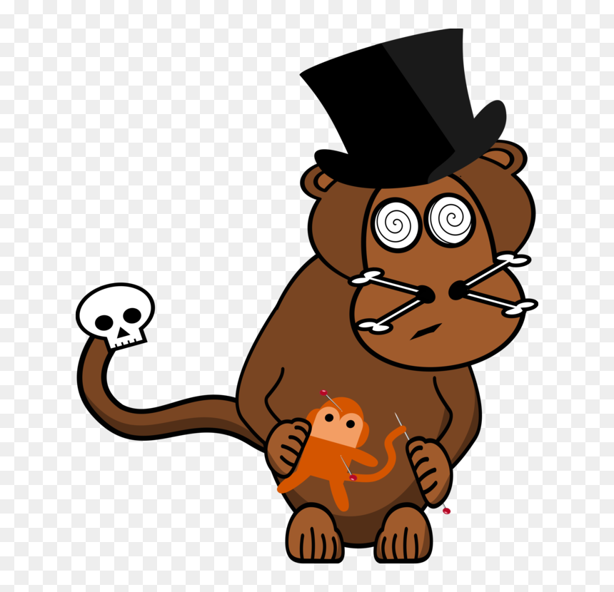Computer Icons West African Vodun Voodoo Doll Monkey - Monkey Voodoo, HD Png Download - voodoo png