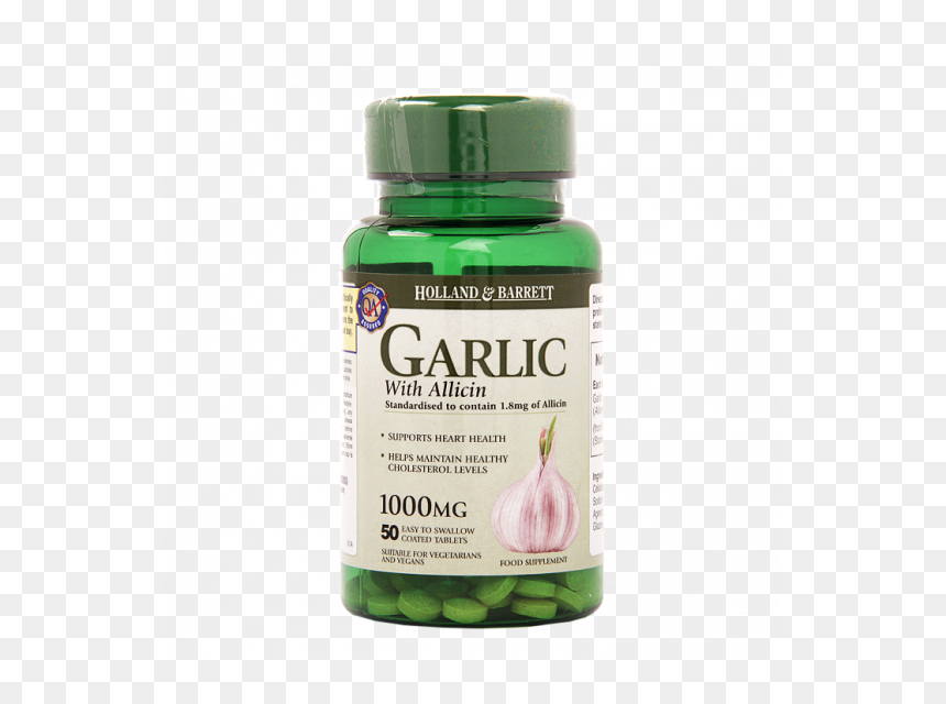 Holland And Barrett Garlic, HD Png Download - barrett png