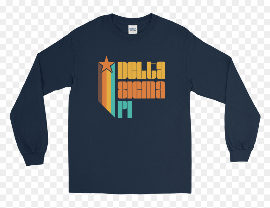 Long-sleeved T-shirt, HD Png Download - delta sigma pi png