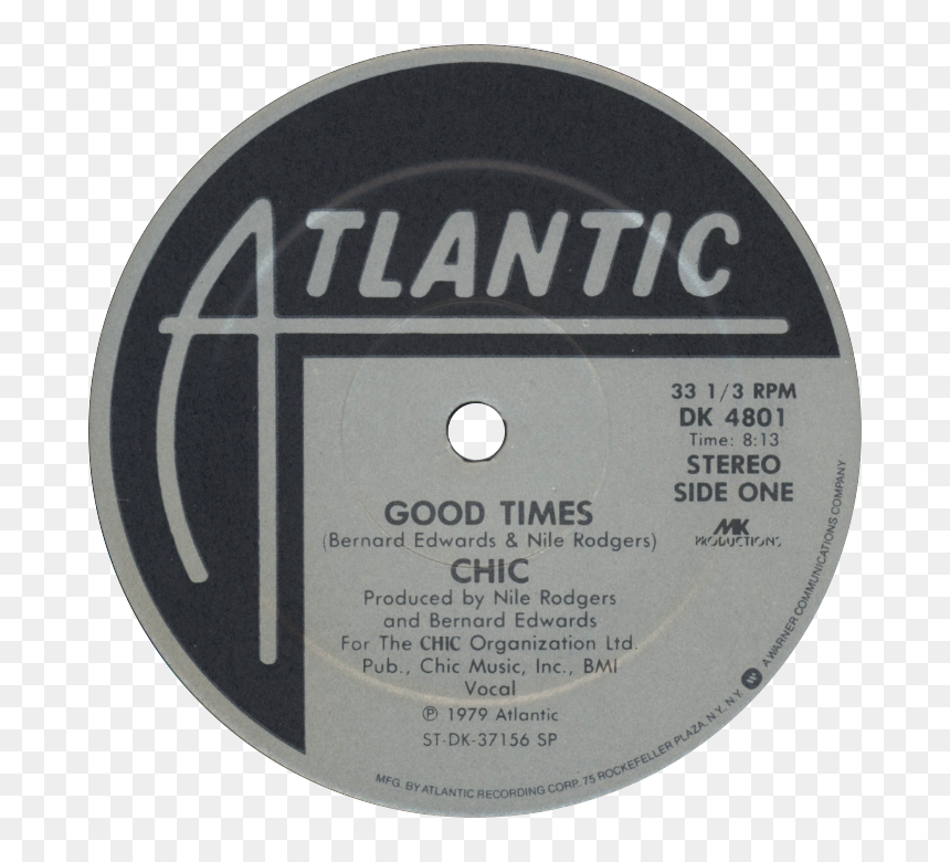 Good Times By Chic Us 12 Inch Side A, HD Png Download - chic png
