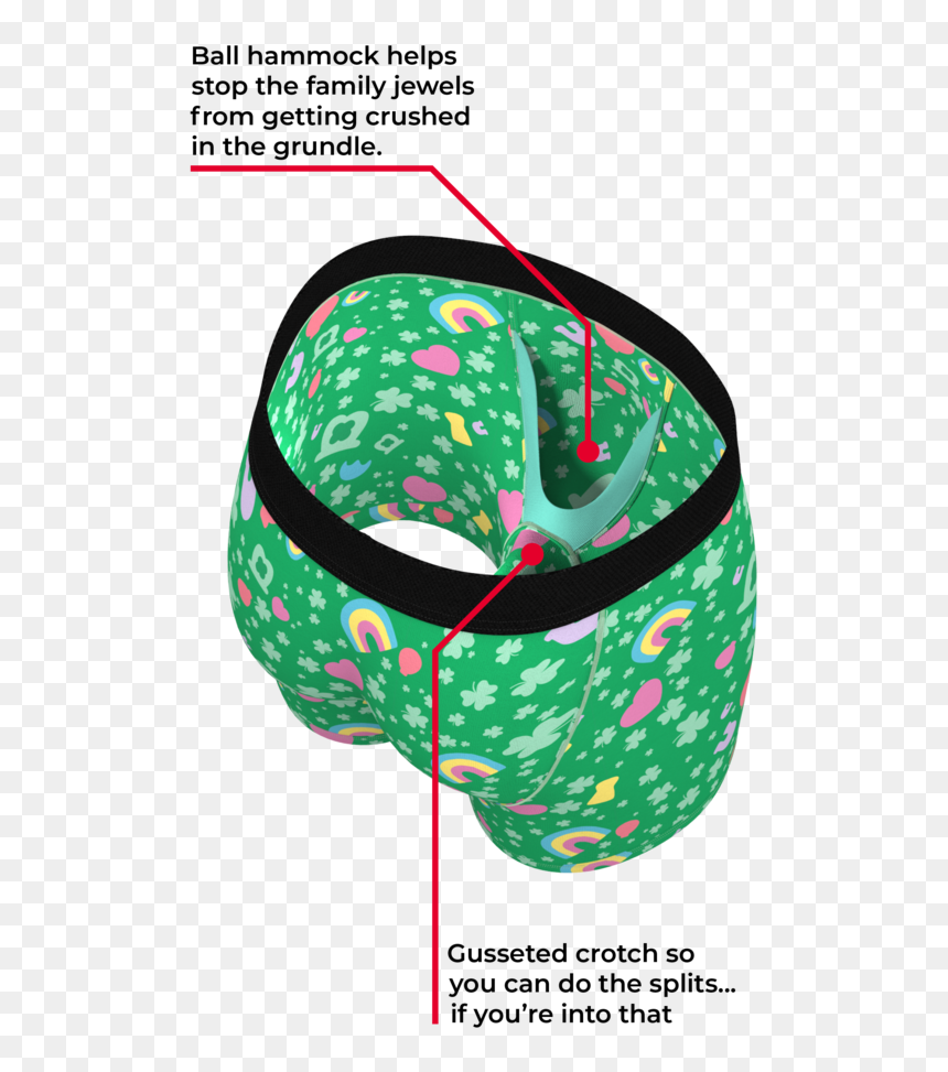 Men"s Lucky Charm Ball Hammock Boxer Briefs, HD Png Download - crushed can png