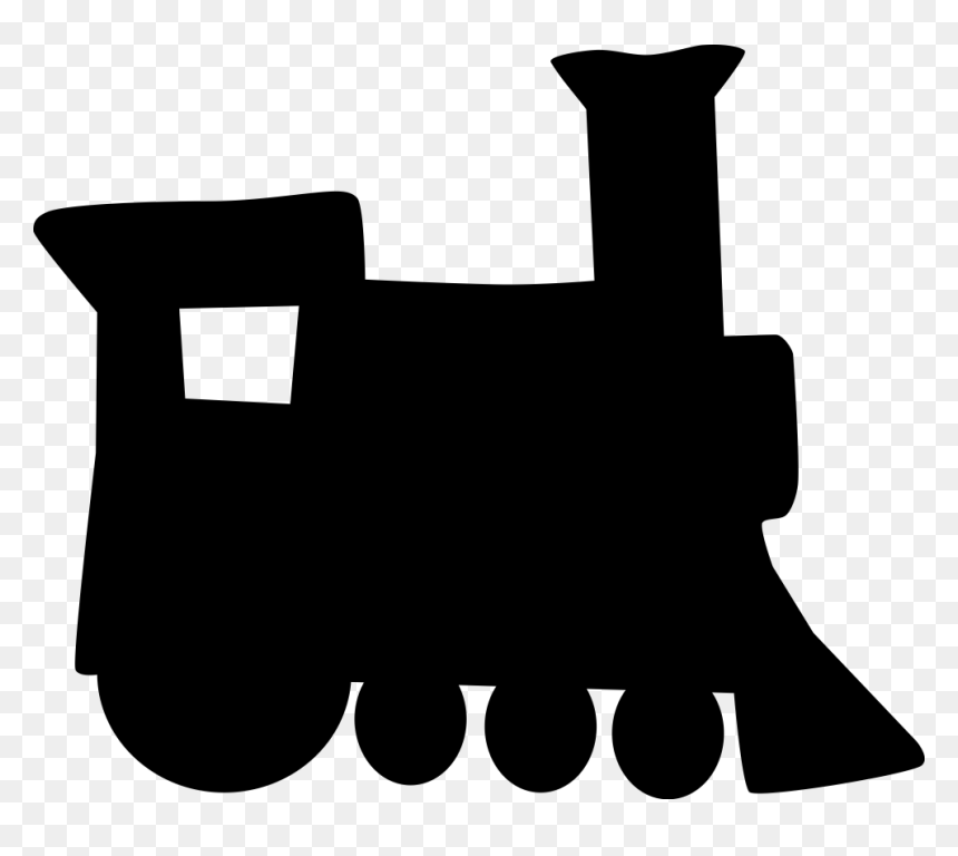 Train Ticket Trolley Tram-train Clip Art - Train Engine Cutout Black Clipart, HD Png Download - train ticket png