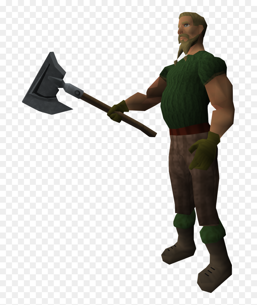 Runescape Lumberjack, HD Png Download - runescape character png