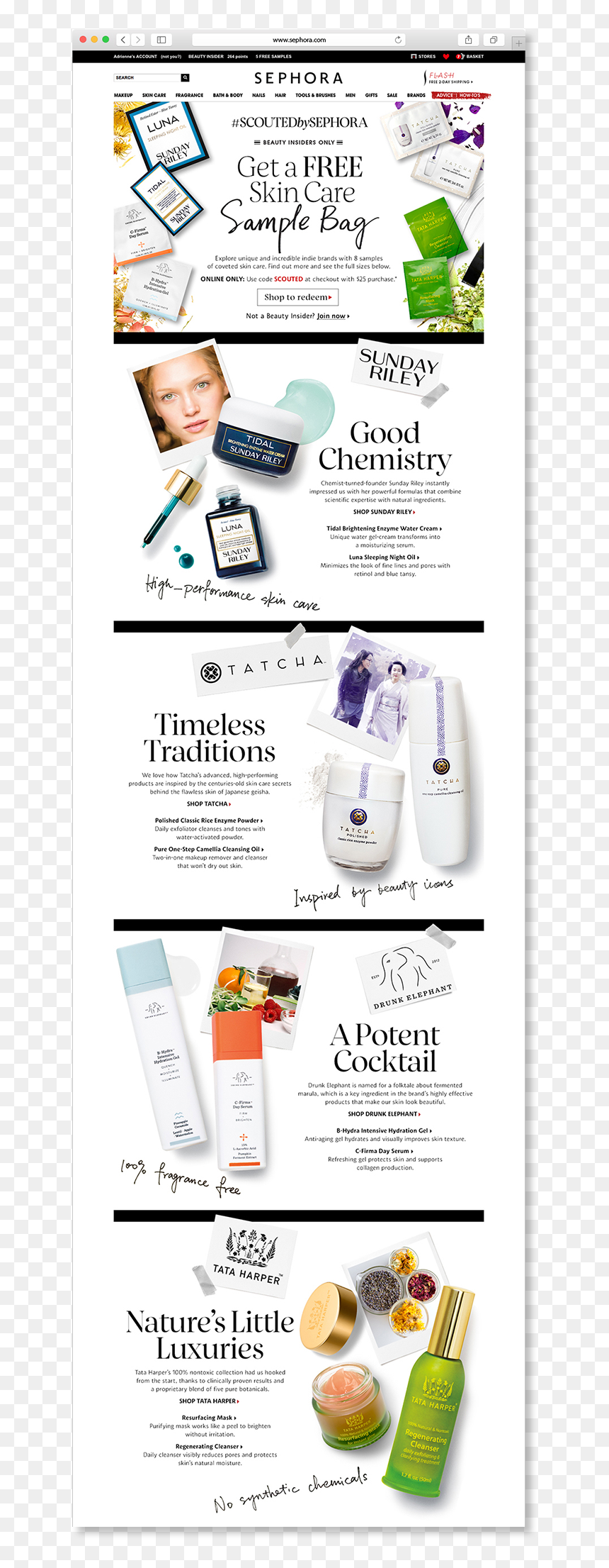 Sephora Scoutedbag Lp Presentation, HD Png Download - sephora bag png